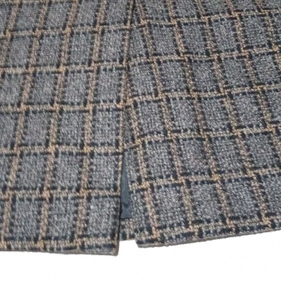 Vtg Pendleton Windowpane Plaid Pencil Skirt-Size 8-Knee Length-Lined-USA Made - Picture 6 of 10